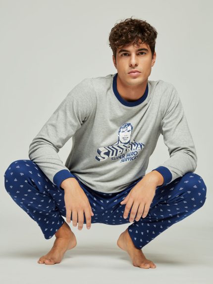 Men's Superhero gisela cotton pajamas